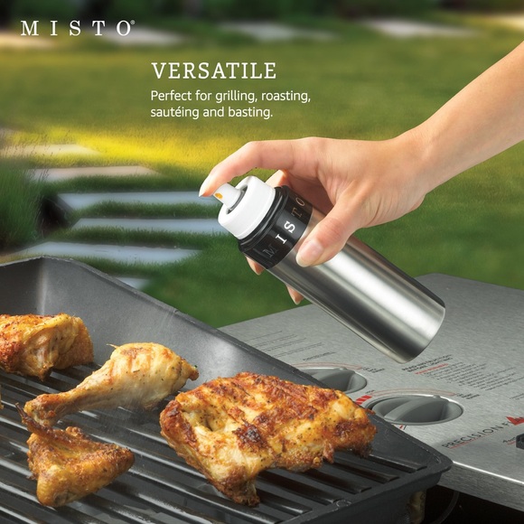 🛍️FREE w/$15☀️ Misto Stainless Steel Olive Oil Sprayer - Picture 7 of 15